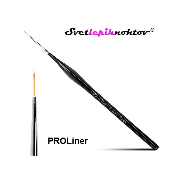 DUOGEL PROLiner, profesionalni čopič za risanje in nailart, 9 mm