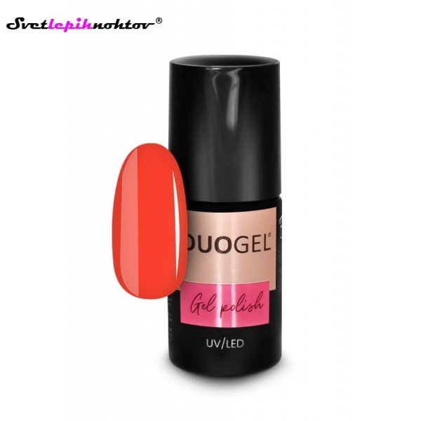 DUOGEL Gel Polish 6 ml, 022, Orange Red - durable as gel and as easy to apply as nail polish