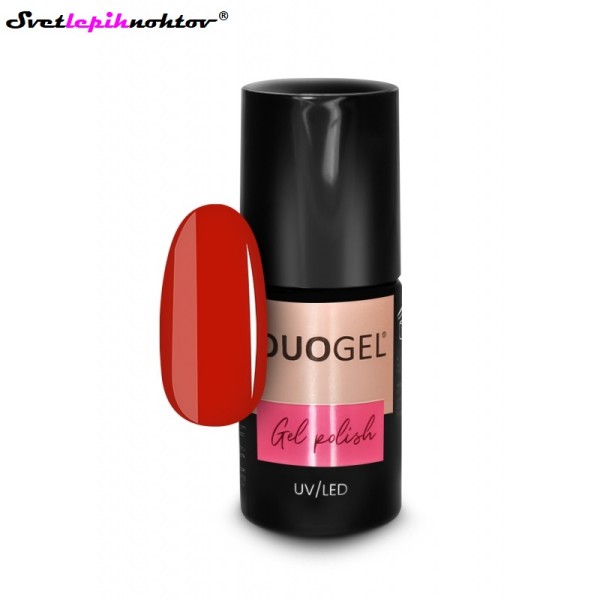 DUOGEL Gel Polish 6 ml, 023, Neon Red - durable as gel and as easy to apply as nail polish