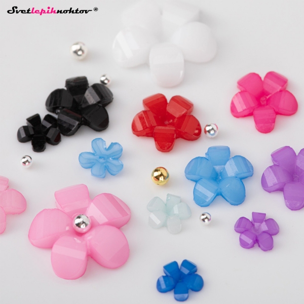 3D BOX okraski za nohte - 15 FLOWERS