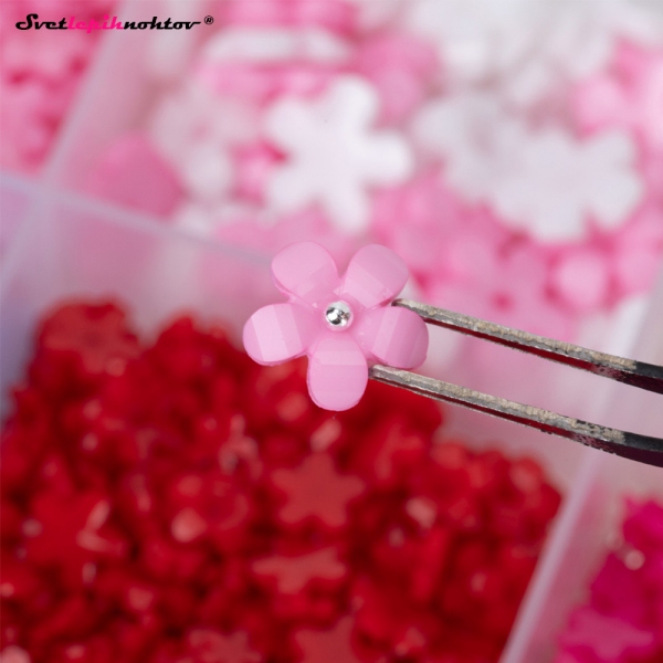 3D BOX okraski za nohte - 15 FLOWERS