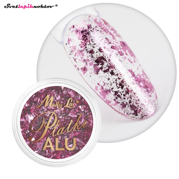 ALU flakes - 04 PINK