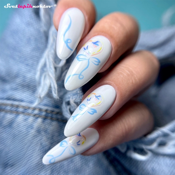 ALLELAC BLUE gel lak 12 - Ice Candy