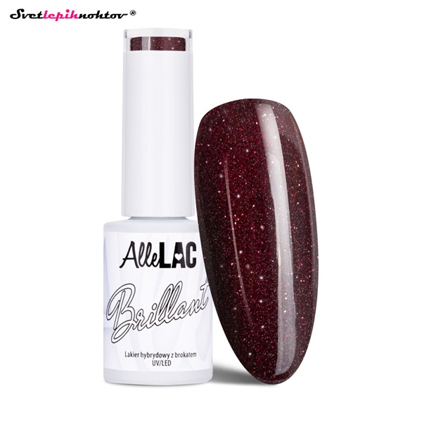 ALLELAC BRILLANT gel lak 139 - Maroon