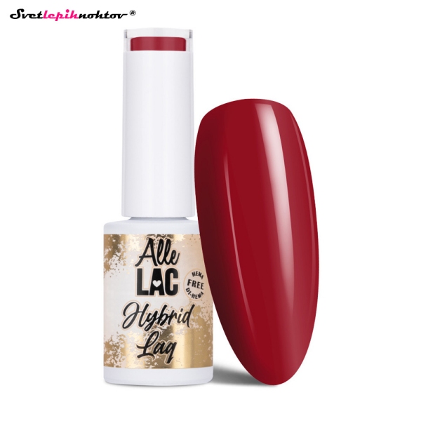 ALLELAC RED gel lak 182 - Classic Red