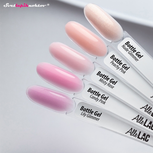 ALLELAC BOTTLE GEL - Misty Rose