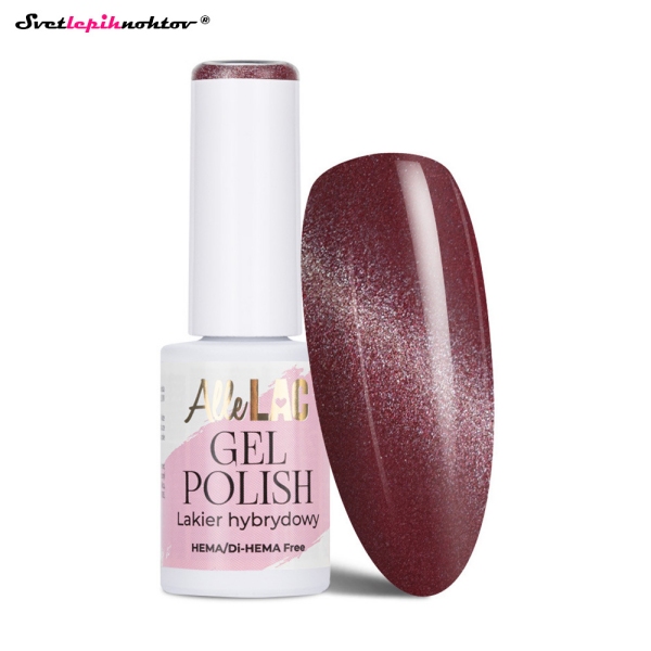 ALLELAC CAT EYE gel lak - Burgundy