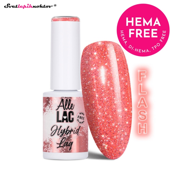 ALLELAC FLASH gel lak - Light Orange