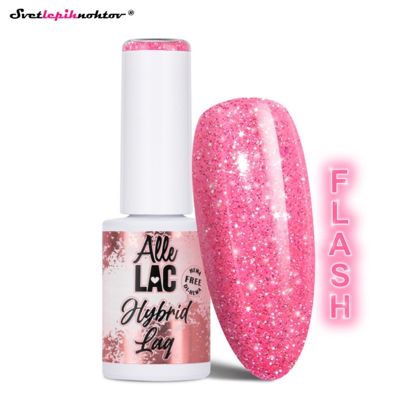 ALLELAC FLASH gel lak - Light Pink