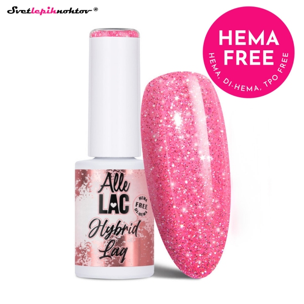 ALLELAC FLASH gel lak - Light Pink