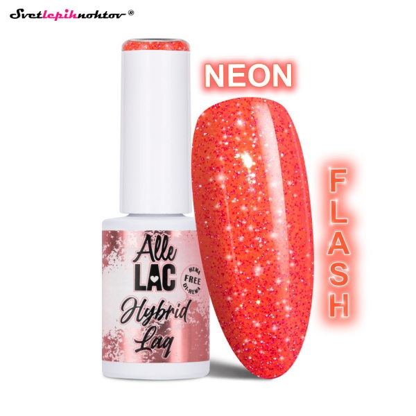 ALLELAC FLASH gel lak - Neon Orange