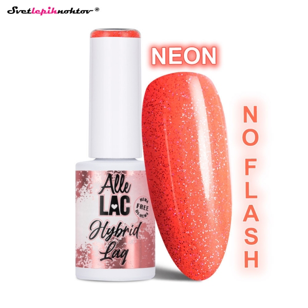 ALLELAC FLASH gel lak - Neon Orange