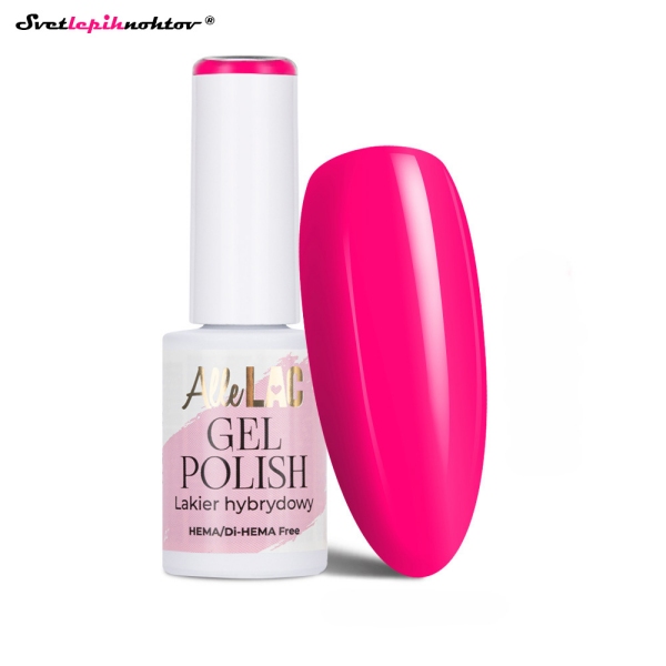 ALLELAC PINKS gel lak PI12 - Neon Pink