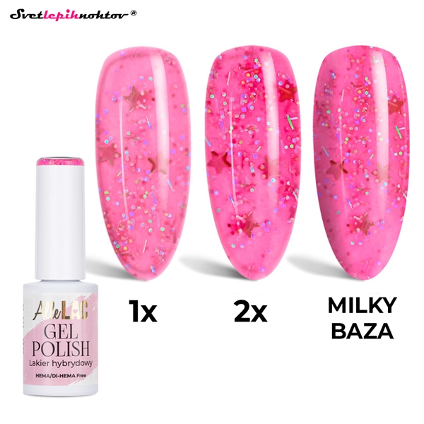 ALLELAC PINKS gel lak - Candy Stars