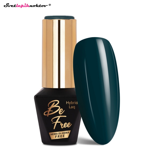 MOLLY NAILS gel lak BeFree 09 - Deep Green Glass