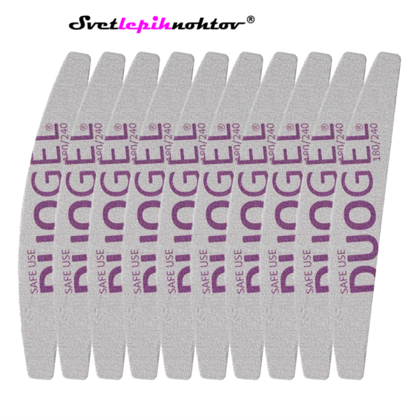 DUOGEL BE SAFE profesionalna pilica za nohte, polluna, 180/240