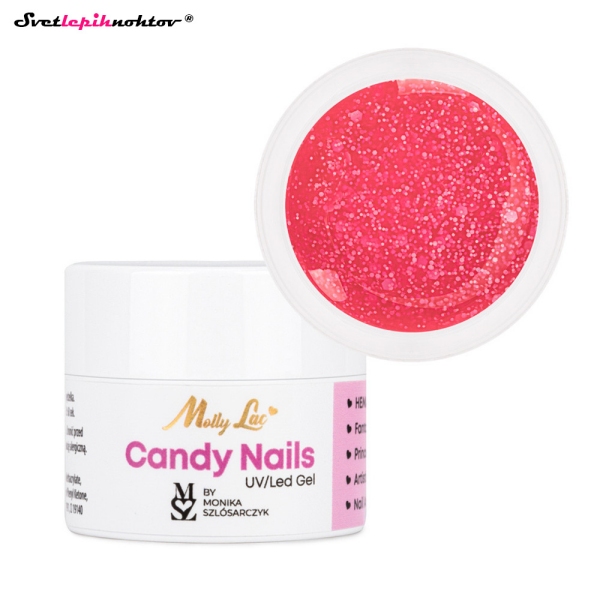 Molly Nails CANDY NAILS gel 5g - Candy Pink