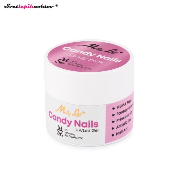Molly Nails CANDY NAILS gel 5g - Candy Pink