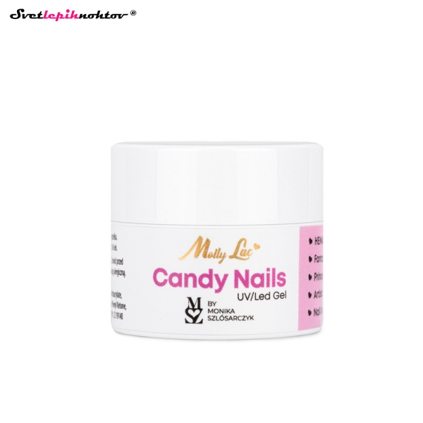 Molly Nails CANDY NAILS gel 5g - Light Candy Pink
