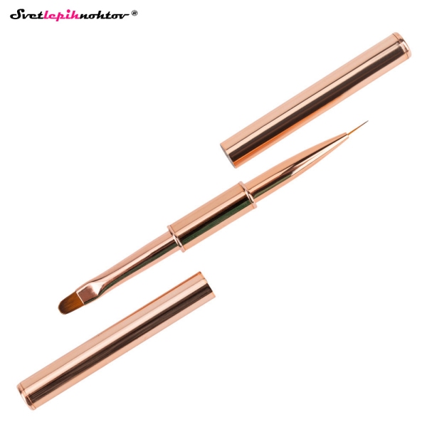 Gel čopič DUAL - OVAL 6   NAIL ART 9