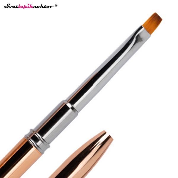 Gel čopič METAL - FLAT 4