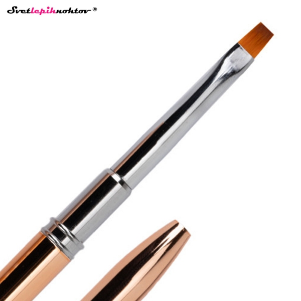 Gel čopič METAL - FLAT 6