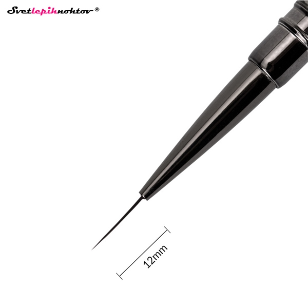 Nail art čopič METAL - 12 mm