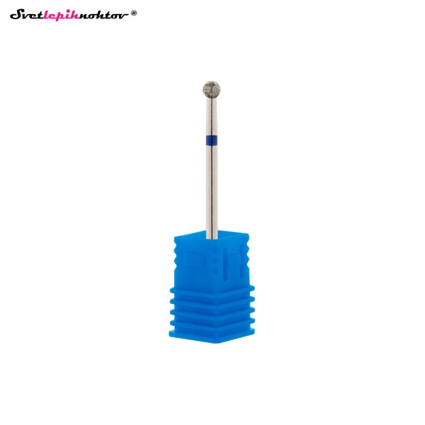 Diamantni nastavek KROGLA modra ø 2,3 mm