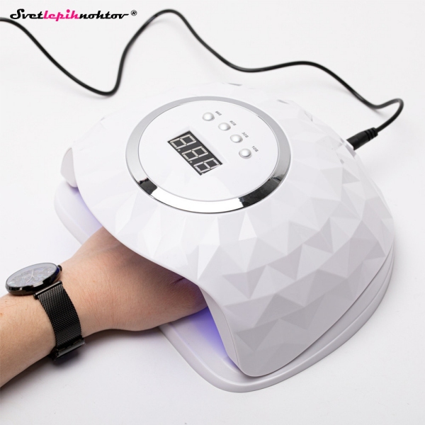 UV/LED LUČKA DIAMOND - Bela