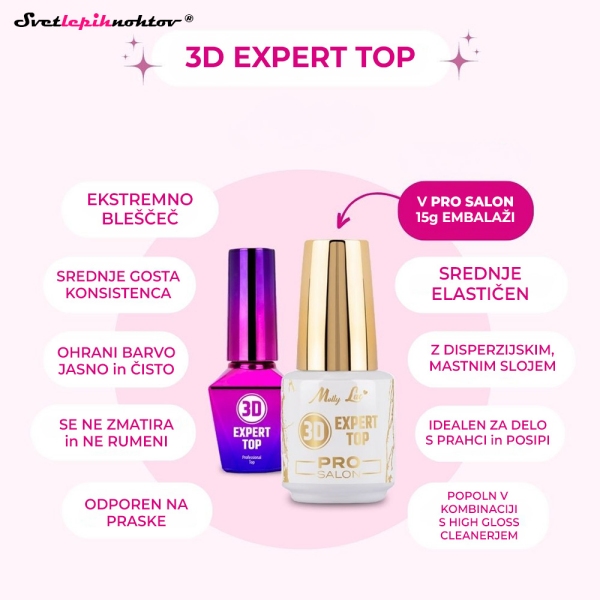 Molly Nails 3D EXPERT top coat