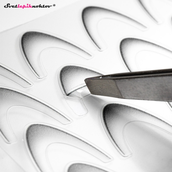 French Ombre nalepke - Black