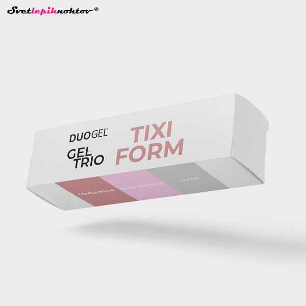 GEL TRIO - TIXI FORM, set 3 gradilnih gelov