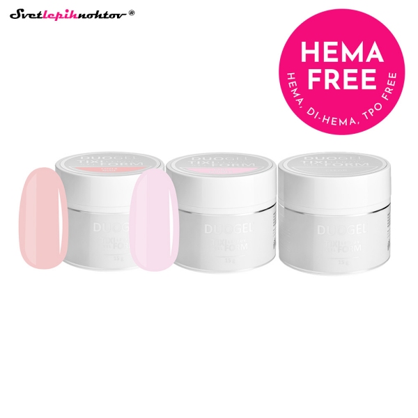 GEL TRIO - TIXI FORM, set 3 gradilnih gelov