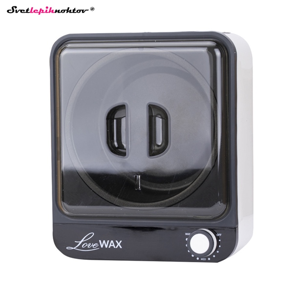 Grelnik voska LOVEWAX - Črno-bel