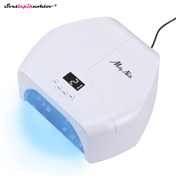 UV/LED LUČKA HEXAGON - bela