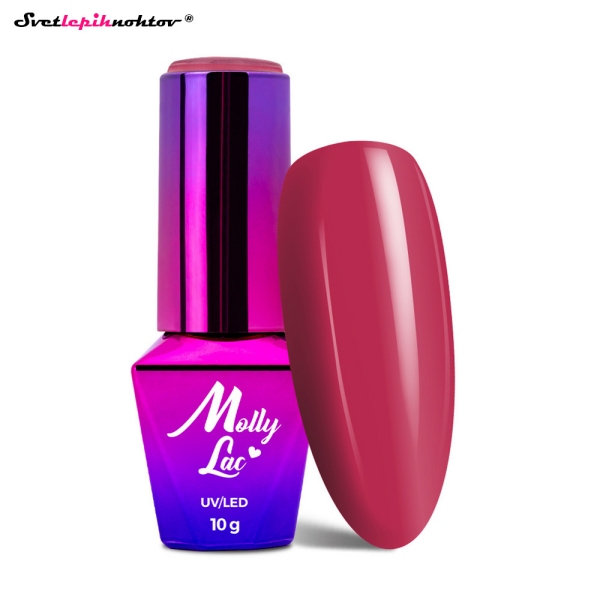 MOLLY NAILS PINK gel lak 148 - Rouge