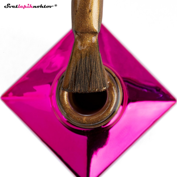 MOLLY NAILS WINTER gel lak 620 - Golden Gift