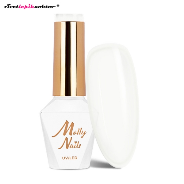 MOLLY NAILS MILKY gel lak 130 - Cream Brulee