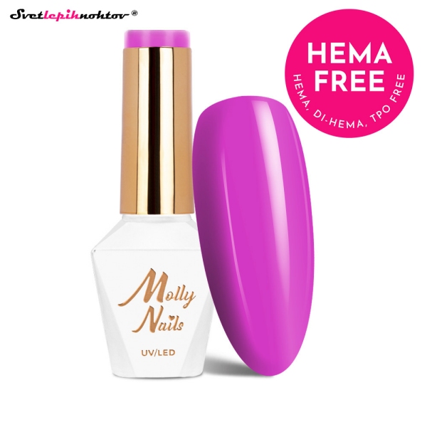 MOLLY NAILS PINK gel lak 294 - Lilac Whisper