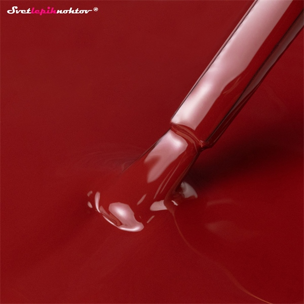 MOLLY NAILS RED gel lak 301 - Burgundy Edit