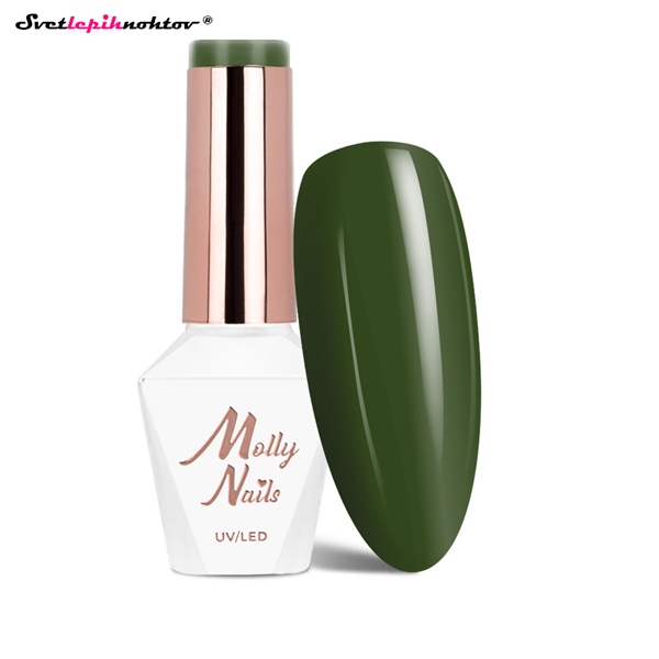 MOLLY NAILS GREEN gel lak 304 - Evergreen