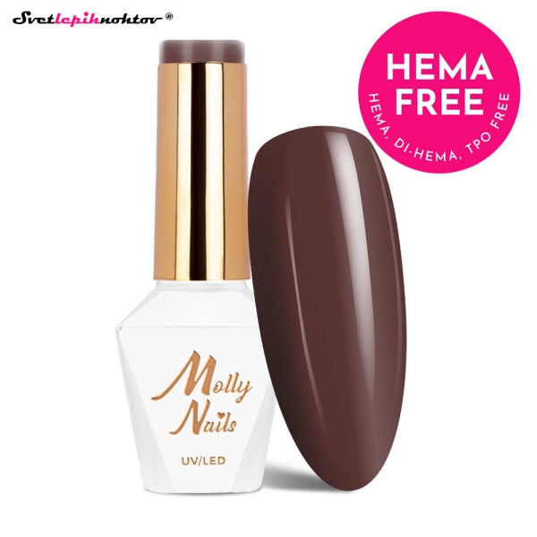 MOLLY NAILS AUTUMN gel lak 354 - Sticky Toffee