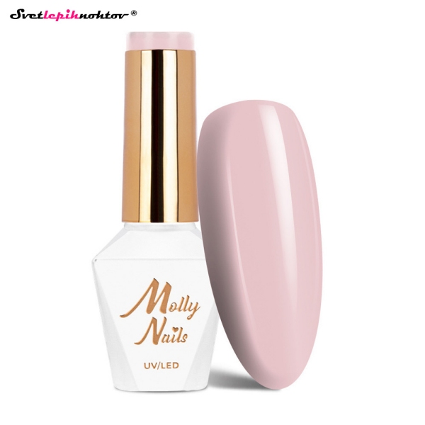 MOLLY NAILS NUDE gel lak 522 - Nudematic