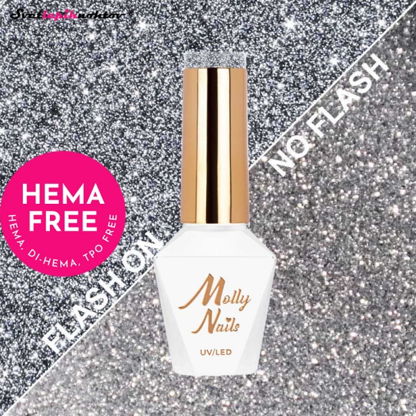 MOLLY NAILS WINTER gel lak 565 - Metal Mind