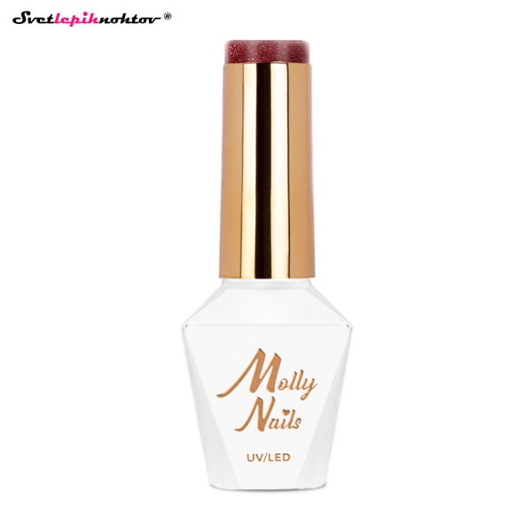 MOLLY NAILS WINTER gel lak 605 - Deep Desire