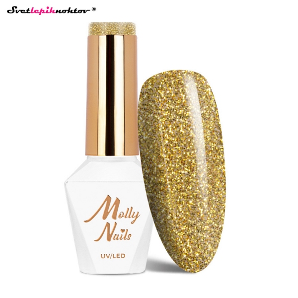 MOLLY NAILS WINTER gel lak 621 - Secret Sights