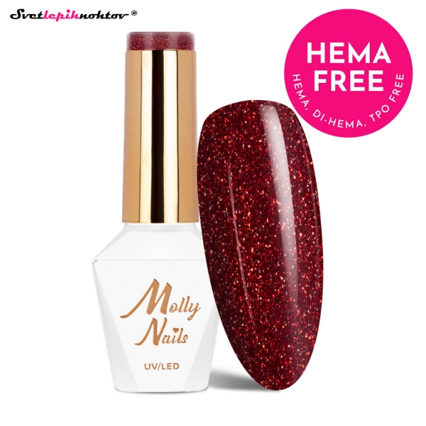 MOLLY NAILS WINTER gel lak 624 - Bright Side