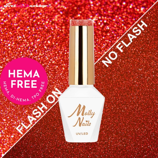 MOLLY NAILS WINTER gel lak 645 - Queen Of Love