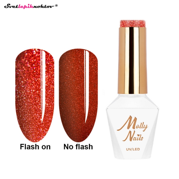 MOLLY NAILS WINTER gel lak 645 - Queen Of Love