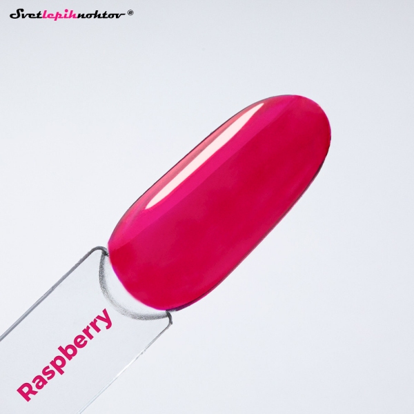 Molly Nails CRYSTAL GLASS top - RASPBERRY